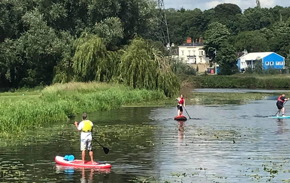 SUP in the River Trent
